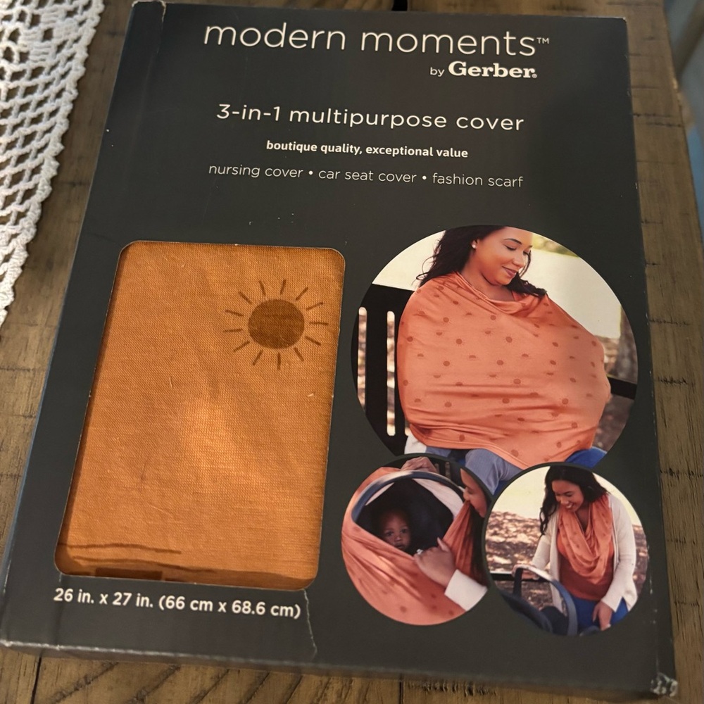 Gerber Modern Moments 3-in-1 Cover  Orange
